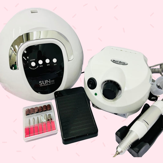 COMBO LAMPARA DE 72W +  DRILL DE MESA 35RPM