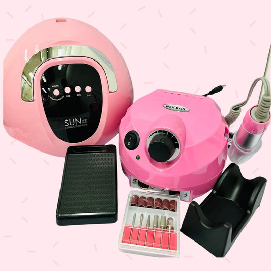COMBO LAMPARA DE 72W +  DRILL DE MESA 35RPM