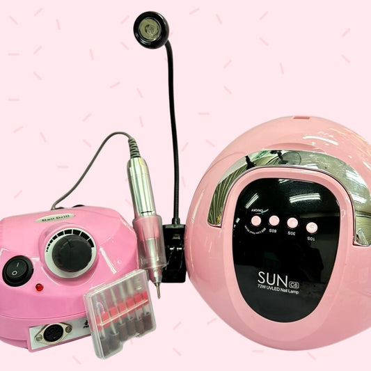 COMO LAMPARA 72W+ DRILL DE MESA 35RPM+ PRESS ON