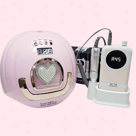 COMBO LAMPARA DE 288W+DRILL INALÁMBRICO 45RPM