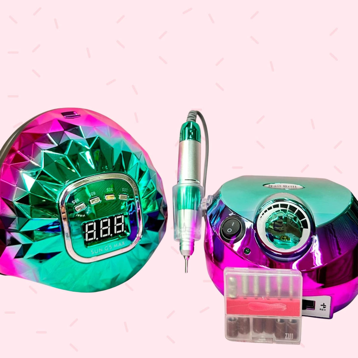COMBO LÁMPARA 200w + DRILL DE MESA 35RPM