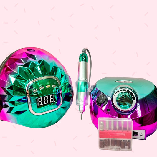 COMBO LÁMPARA 200w + DRILL DE MESA 35RPM