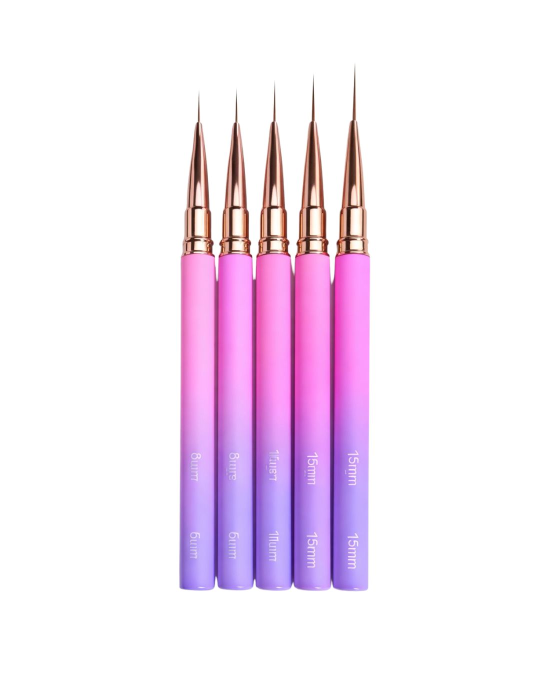 KIT PINCELES LINNER X5 CON TAPA