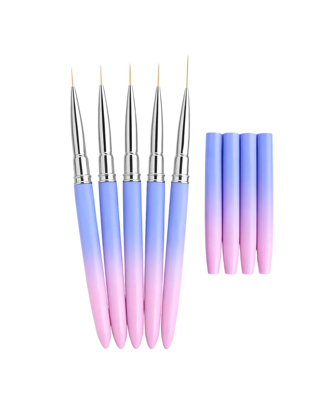 KIT PINCELES LINNER X5 CON TAPA