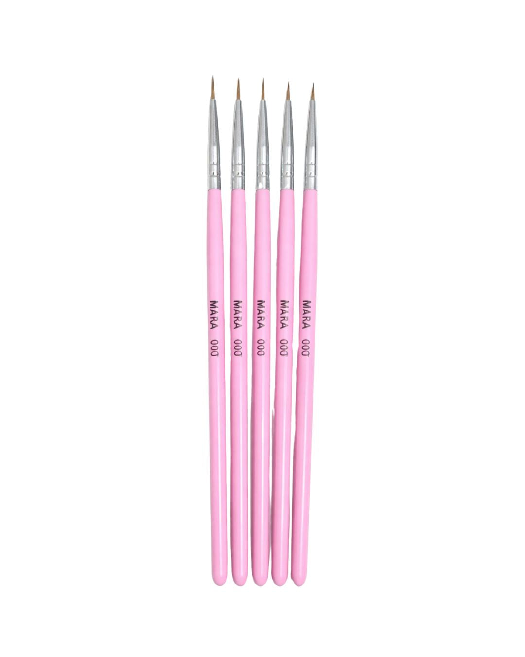 KIT DE PINCELES LINNER X5 MARA TRIPLE 0