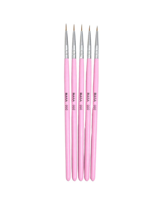 KIT DE PINCELES LINNER X5 MARA TRIPLE 0