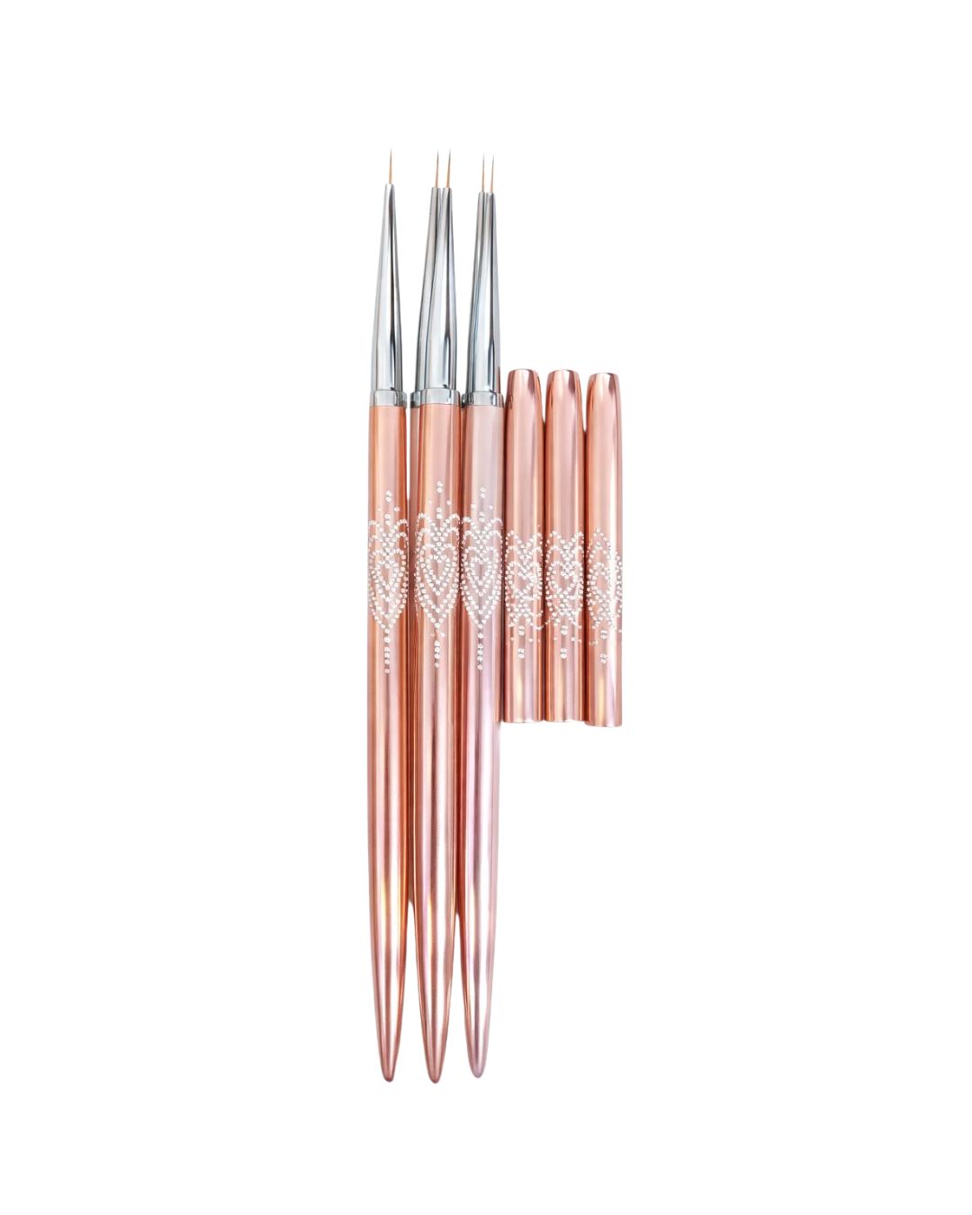 KIT DE PINCELES LINNER X3 CON TAPA