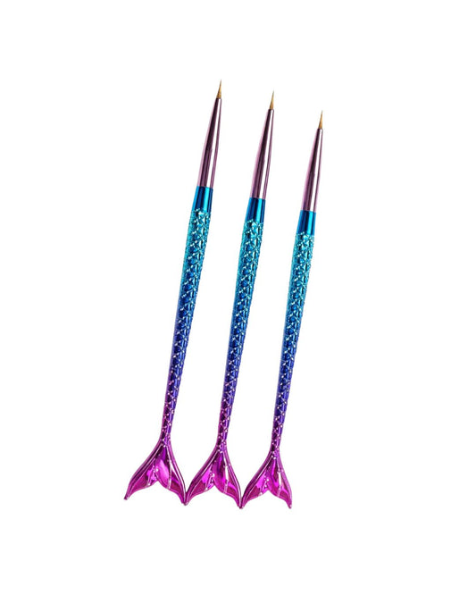 KIT DE PINCELES LINNER X3 COLITA DE SIRENA