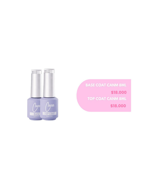 BASE COAT CAMM 8ML Y TOP COAT CAMM 8ML