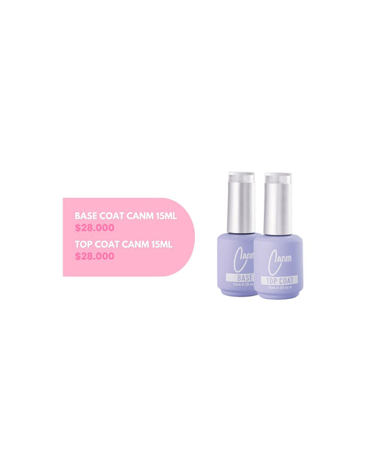 BASE COAT Y TOP COAT CAMM DE 15 ML