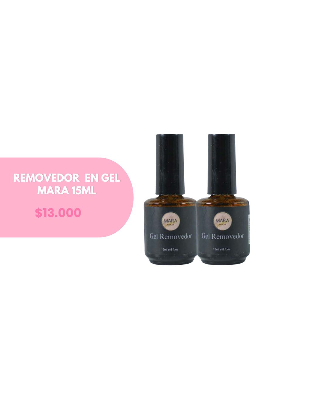 REMOVEDOR  EN GEL MARA 15ML