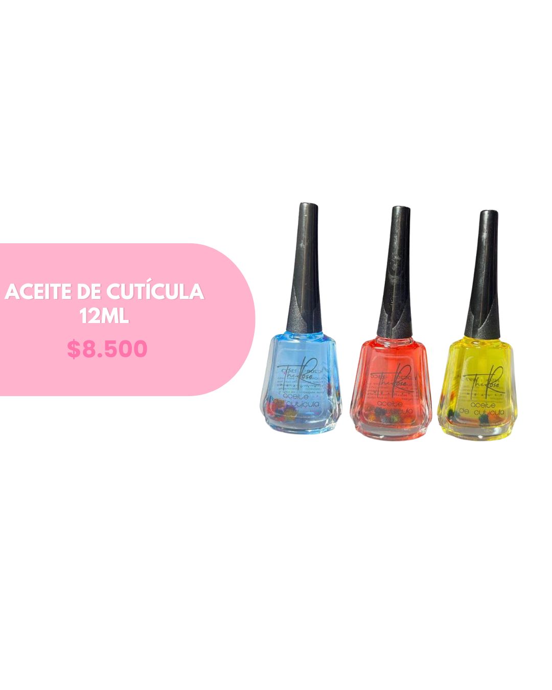 ACEITE DE CURTICULA 12ML THE ROSE
