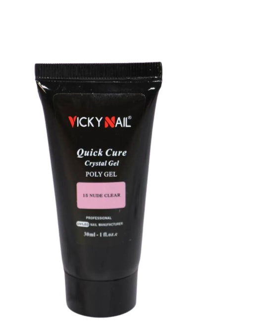 POLYGEL VICKY NAIL  NUDE CLEAR