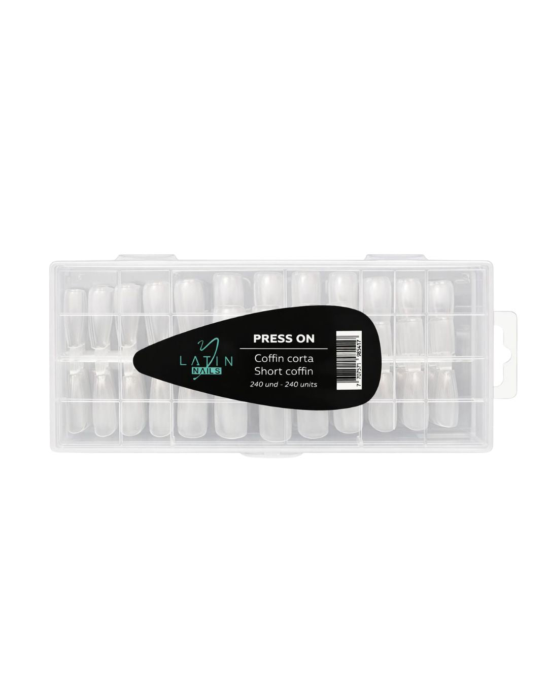UÑAS PRESS ON COFFIN CORTA×240