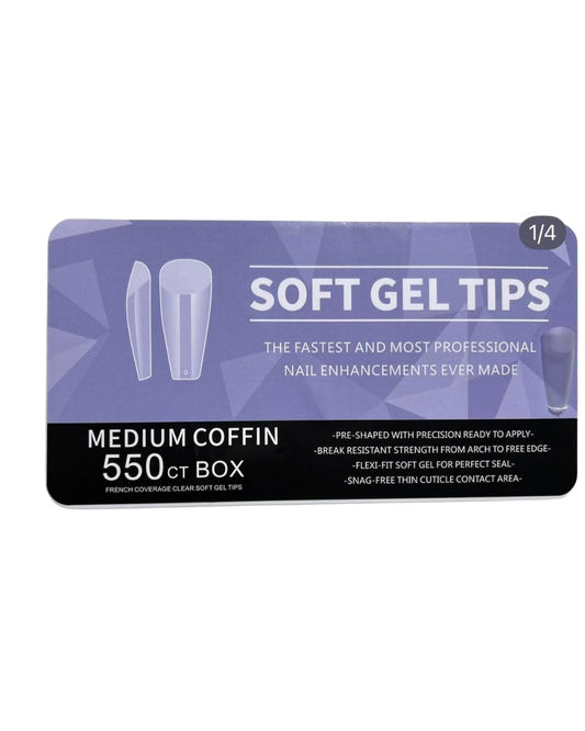 UÑAS PRESS ON COFFIN