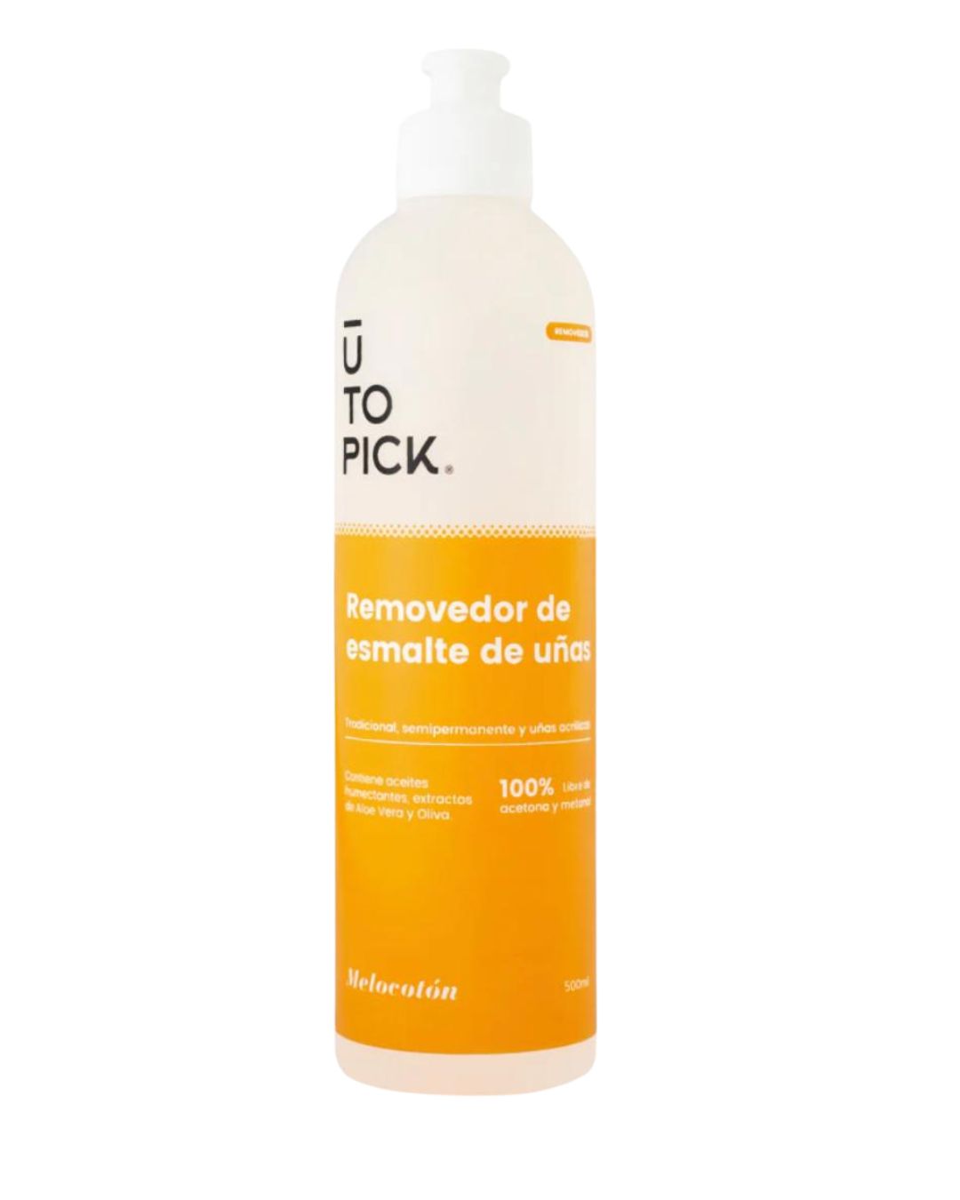 REMOVEDOR DE ESMALTE MELOCOTÓN × 500ML